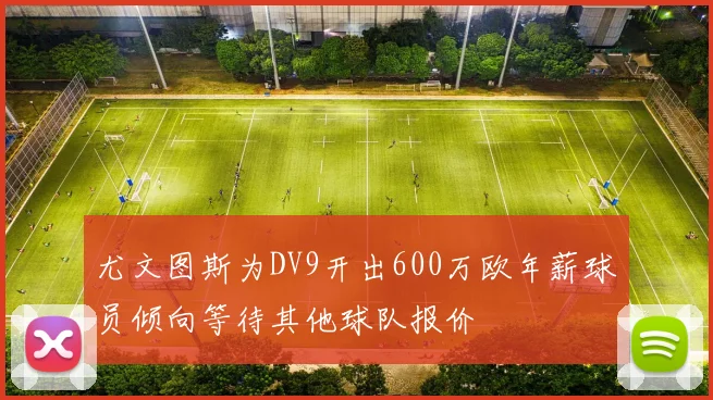 尤文图斯为DV9开出600万欧年薪球员倾向等待其他球队报价